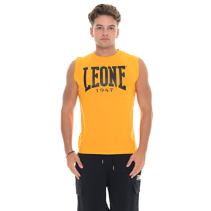 Camiseta sin mangas para hombre con logo grande