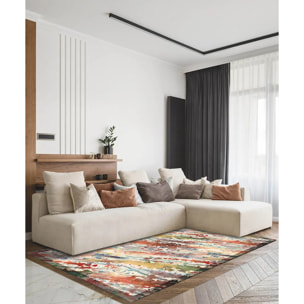 Tappeto arredo salotto soggiorno camera, stile moderno contemporaneo disegni arte moderna e motivi astratti