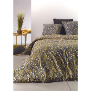 Parure De Couette 3pcs avec Taies oreiller 100% Coton Bio 57 Fils/cm2-nava