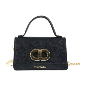 Borsa a mano da donna Made in Italy - Modello Aurélia Nova - 100% pelle - 19.5 x 10.0 x 7.0 cm