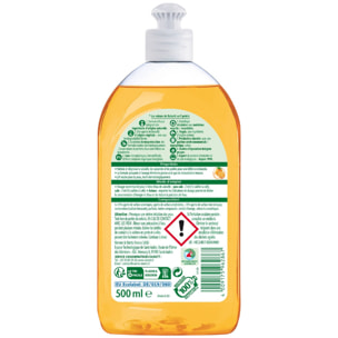 Pack de 8 - Rainett - Liquide Vaisselle Concentré Orange 500ml