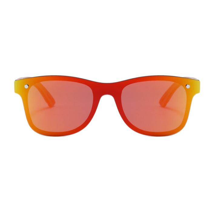 Gafas de Sol Feler 1504M-5 Polarizadas de Madera Unisex 55 mm