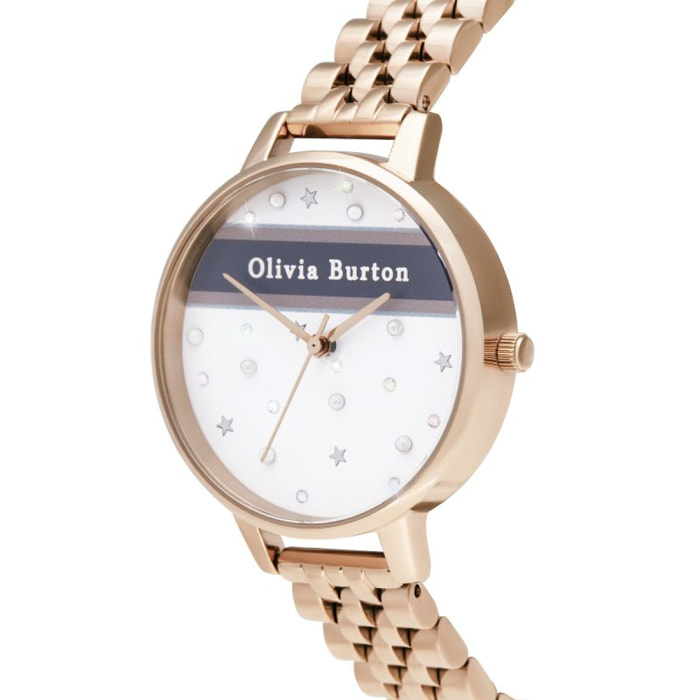 Reloj Olivia Burton OB16VS06 Mujer Analogico Cuarzo con Correa de Acero