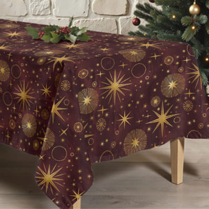 Nappe en résine Anti-tâches Christmas Cielo Rojo