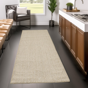 MORELIA - Tapis moderne aspect laine bouclée Beige
