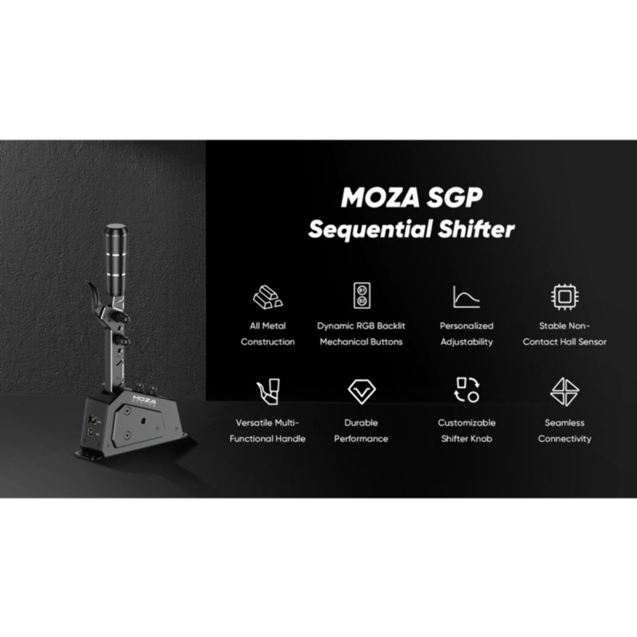 Levier de vitesses MOZA RACING SGP Sequential Shifter
