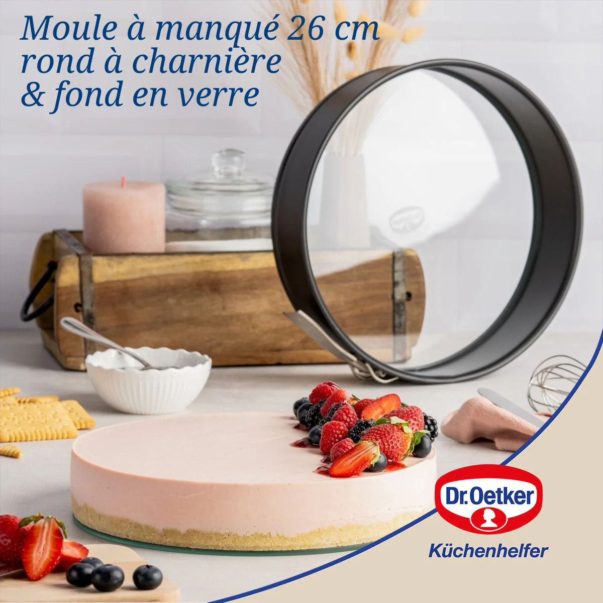 Moule à manqué à charnière 26 cm Dr.Oetker Tradition