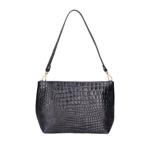 Borsa a spalla da Donna Lorelei in Vera Pelle Made in Italy 19x33x10 cm