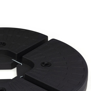 Dalle de parasol noire à lester