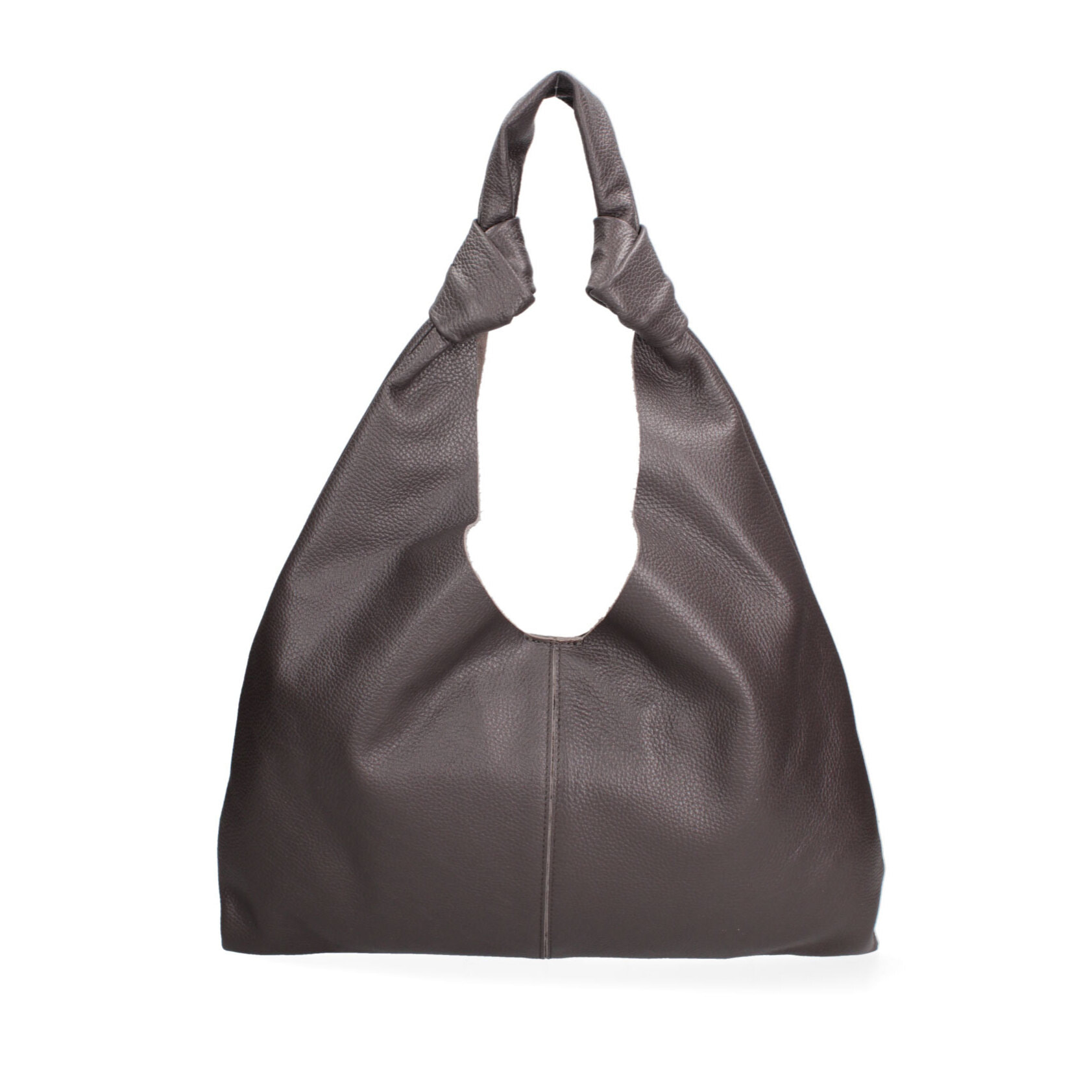 Borsa a spalla da donna In Vera pelle Made in Italy 40x42x2 cm