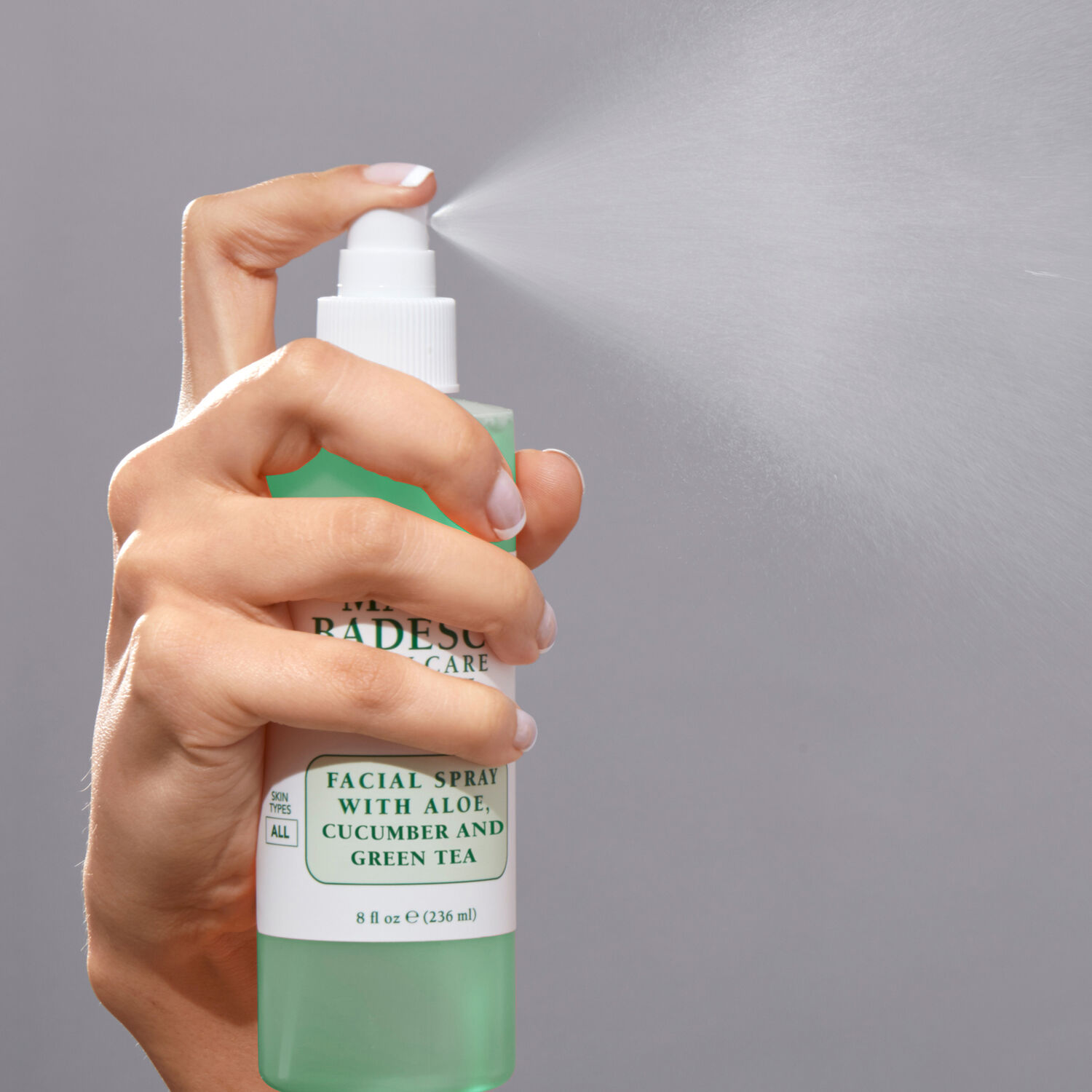 Facial Spray with Aloe, Cucumber & Green Tea - Spray visage à l'aloe vera, au concombre et au thé vert