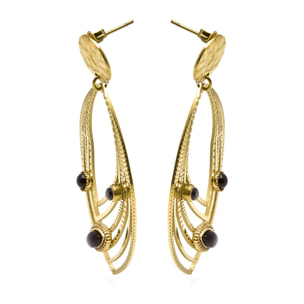 Pendientes Lux by Lux acabadoss oro 18k