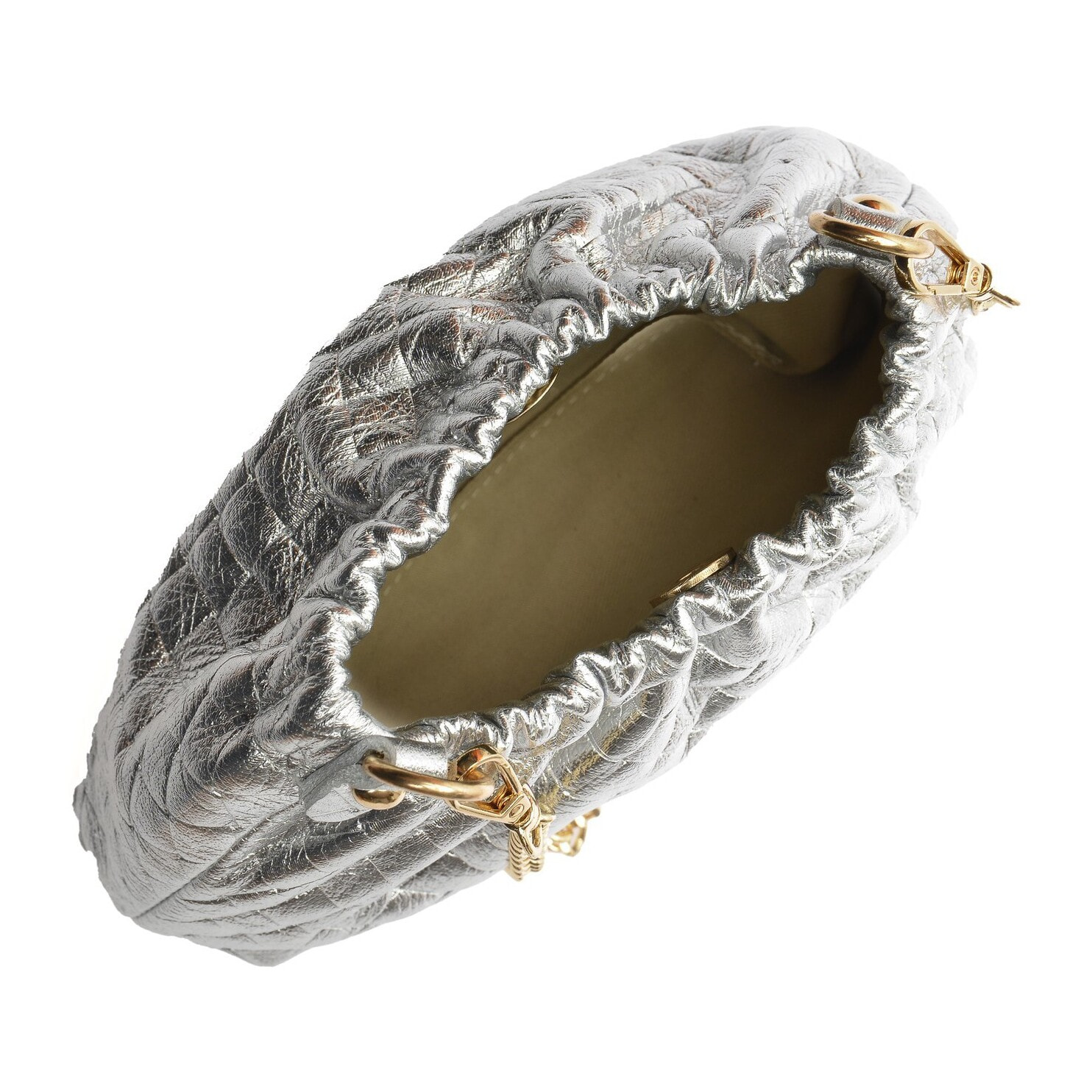 Borsa a spalla Anna Luchini Argentato