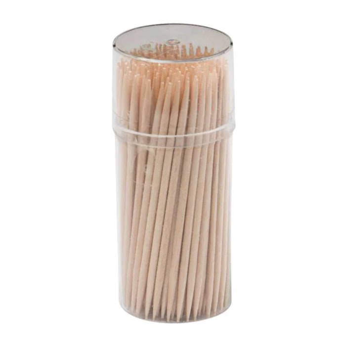 Lot de 2 boîtes de 150 cure-dents en bois chacune Fackelmann Wood Edition