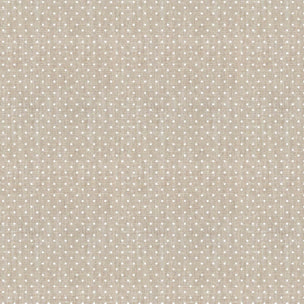 Nappe ronde en résine anti-taches Plumeti blanco