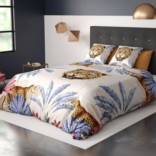 Parure De Couette 3pcs 100% Coton 47 Fils/cm2-java