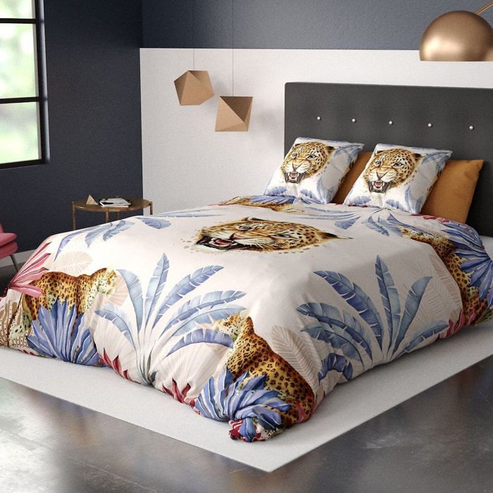 Parure De Couette 3pcs 100% Coton 47 Fils/cm2-java