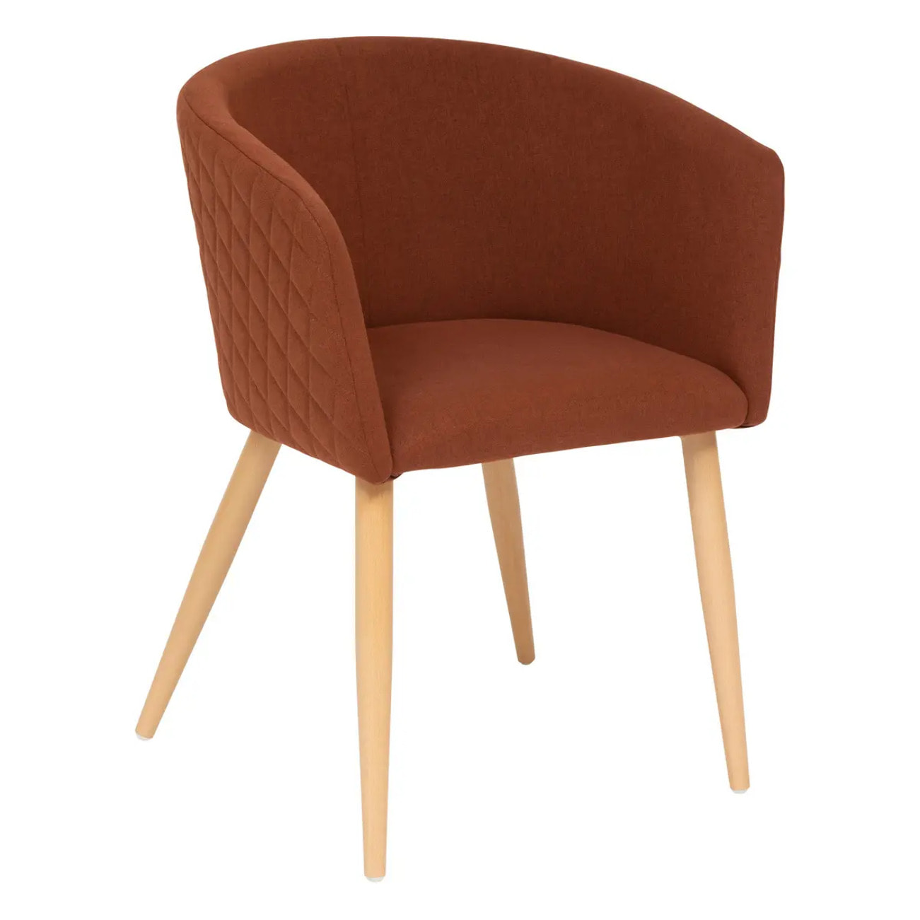 Fauteuil à dîner "Marlo" hêtre ambre