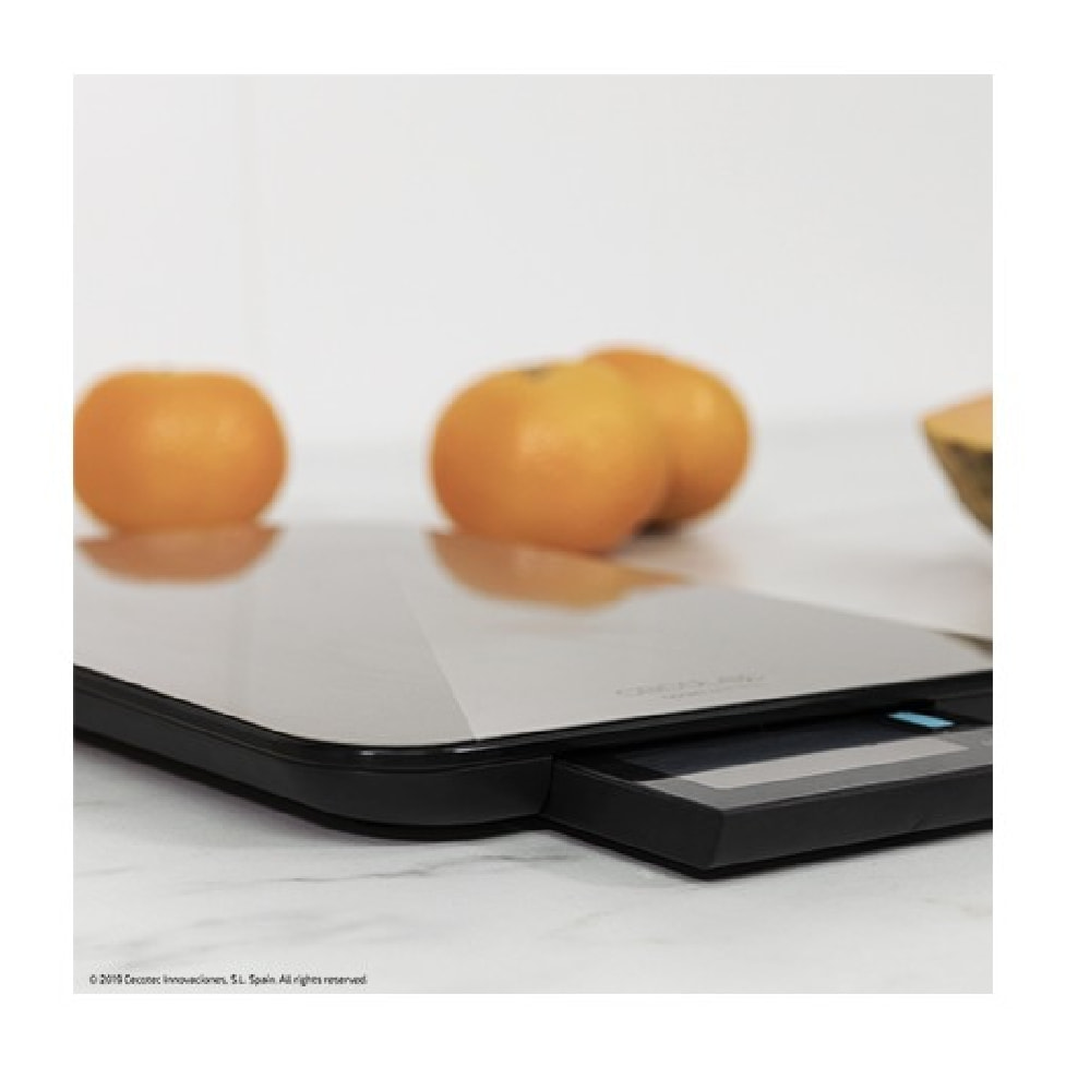 Cecotec Balance de Cuisine Digitale Cook Control 9000 Waterproof. Haute Précisio