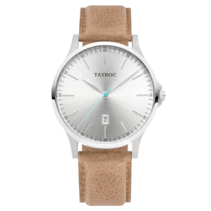 Reloj Tayroc TXM100 Hombre Analogico Cuarzo con Correa de Cuero