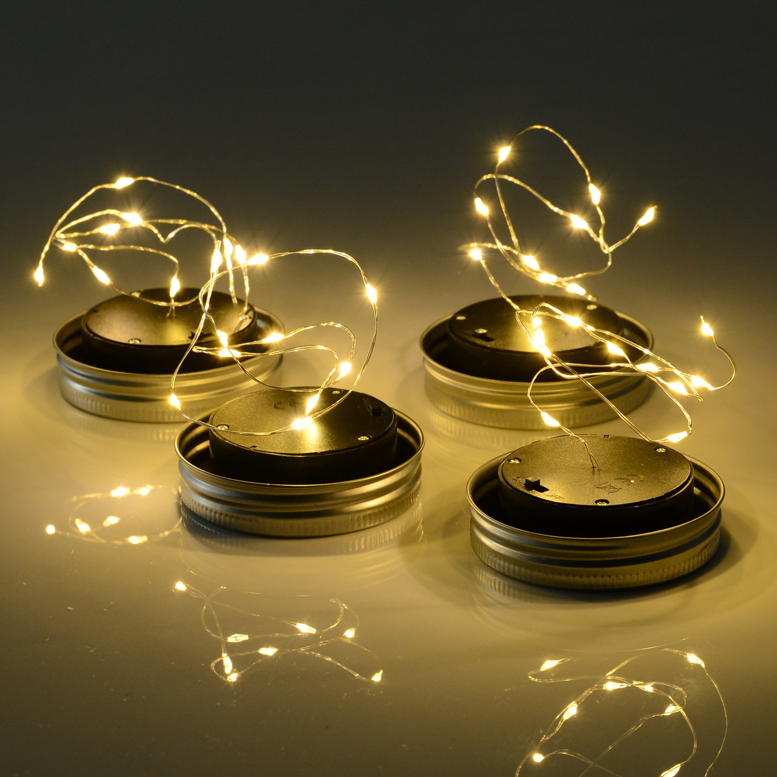 Lampes LED décoratives de jardin 4 couleurs