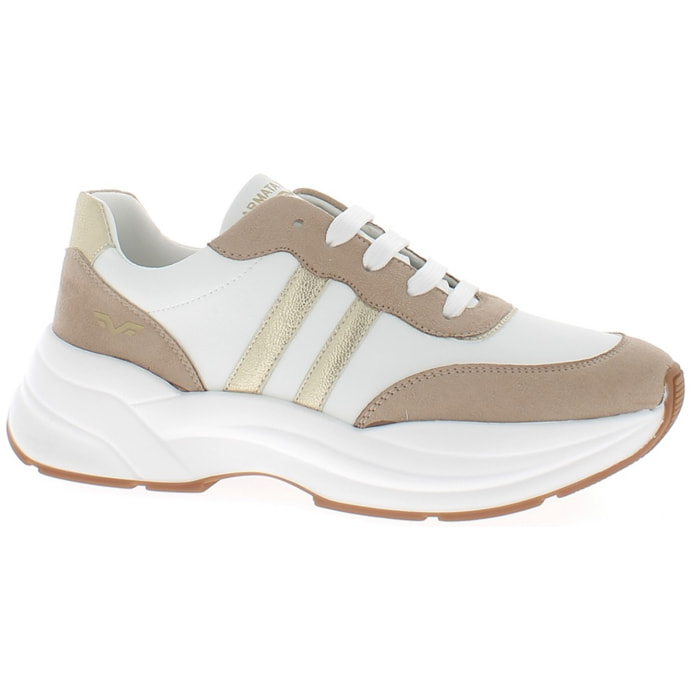 Armata di Mare Scarpe Donna Sneakers Casual con Soletta in Memory Foam AMD S51H44 White Gold