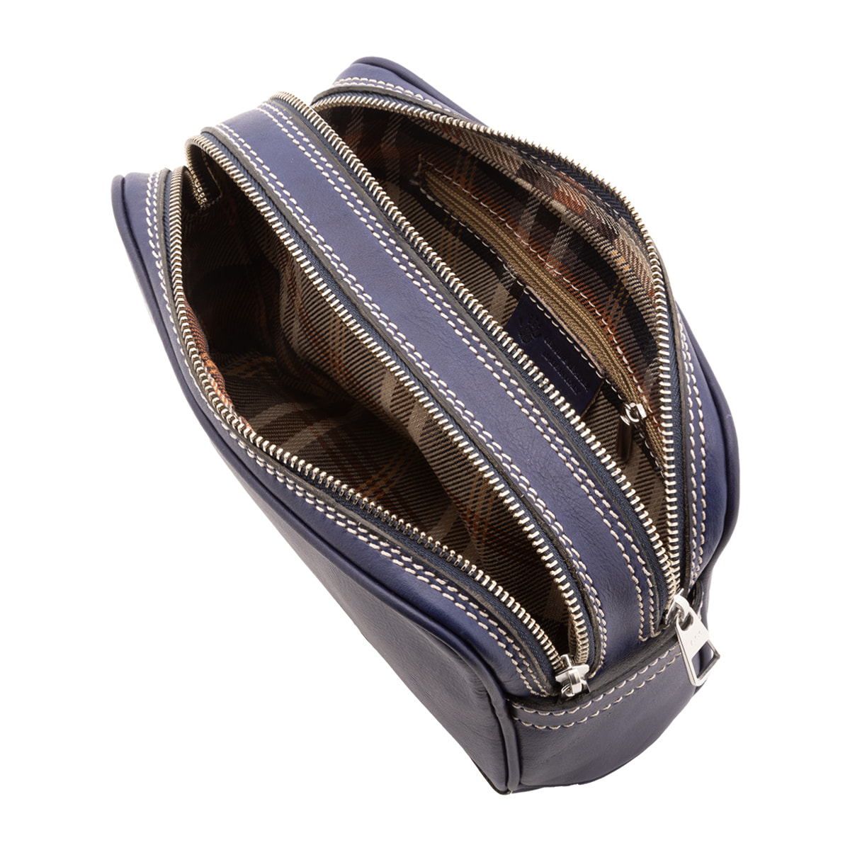 Pochette  unisex In Vera pelle Made in Italy 24x18x7 cm