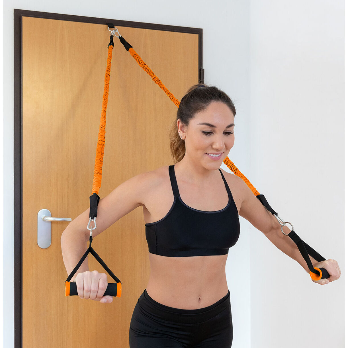 Pack système d'entraînement portable avec guide d'exercices et gilet sauna homme L InnovaGoods