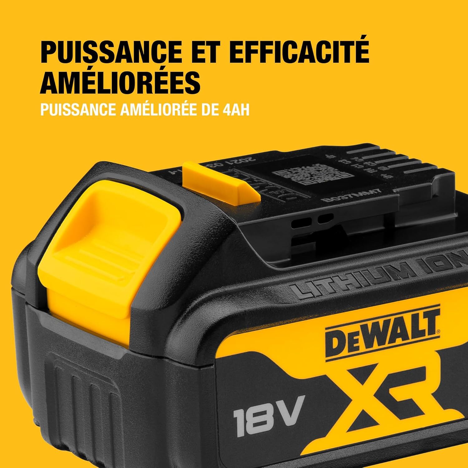 Batterie XR 18V 4 Ah Li-Ion - DEWALT - DCB182-XJ