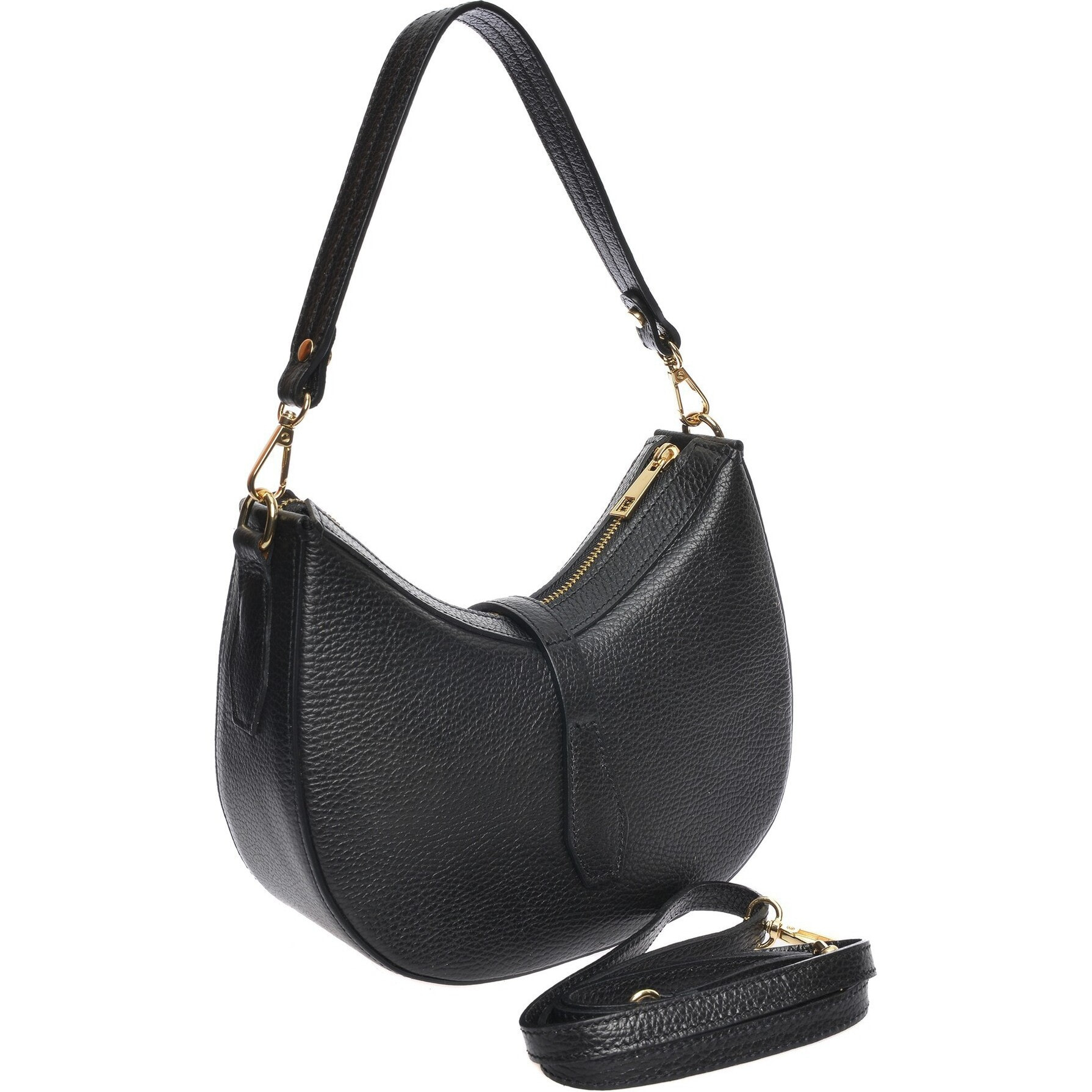 Borsa a spalla Anna Luchini Nero