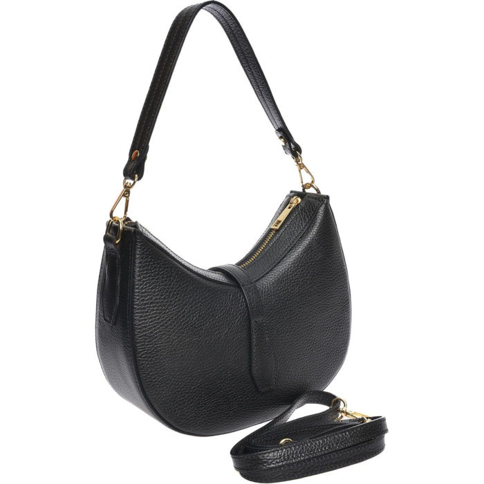 Borsa a spalla Anna Luchini Nero
