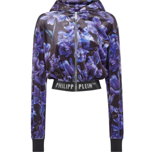 PHILIPP PLEIN Sudadera con capucha FLOWERS