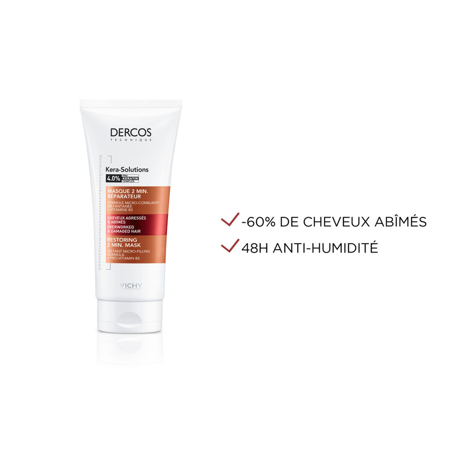 Dercos Technique Kera-Solutions - Shampooing Reconstituant 250 ml
