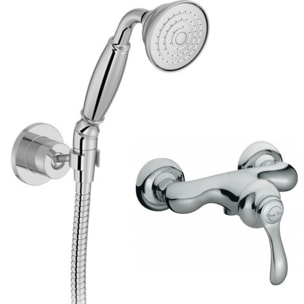 Jacob Delafon - Ensemble douche retro chic Fairfax chrome