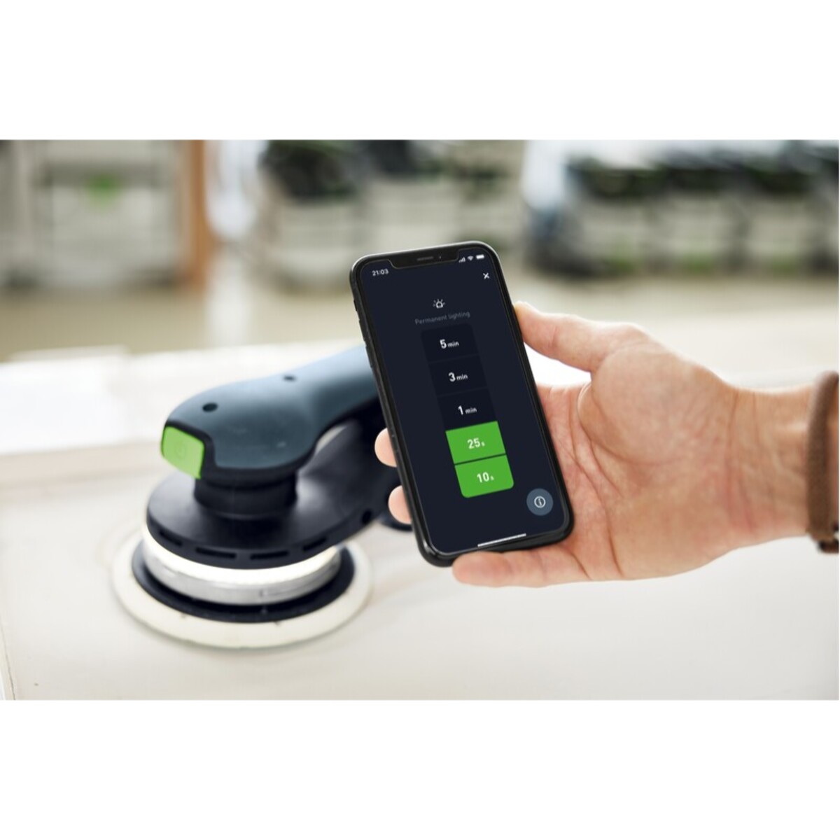 Ponceuse excentrique sans fil ETSC 2 150 4,0 I-Plus - FESTOOL - avec 2 batteries 18v 4.0Ah - chargeur - Systainer- 577726