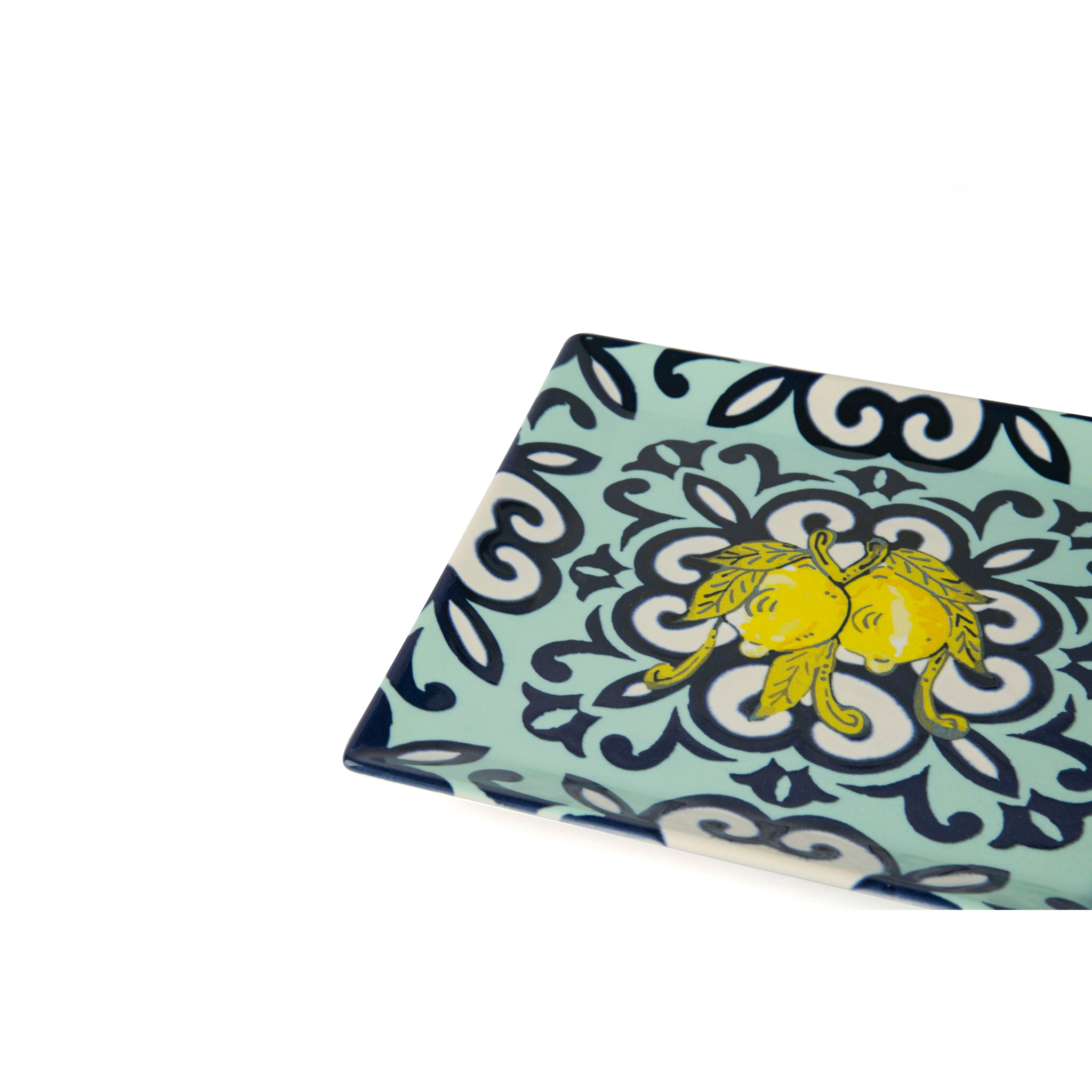 Set 6 piatti piani Excelsa – Amalfi, Ceramica Multicolore