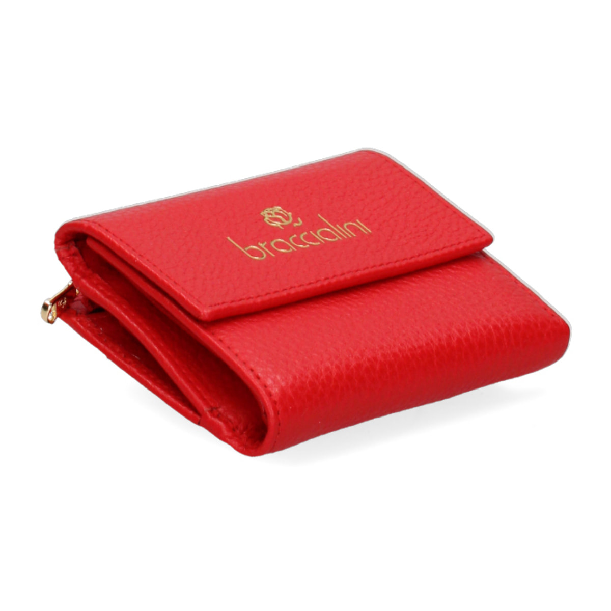 Portafoglio  da donna In Vera pelle Made in Italy 11x8,5x4 cm