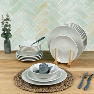 Vibe - Set di stoviglie da 18 pezzi