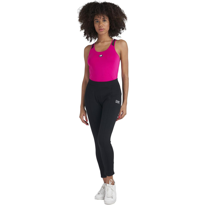 Pantalón recto de mujer con pinzas en polar Training