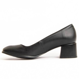 Zapato De Tacón - Negro - Altura: 5 Cm