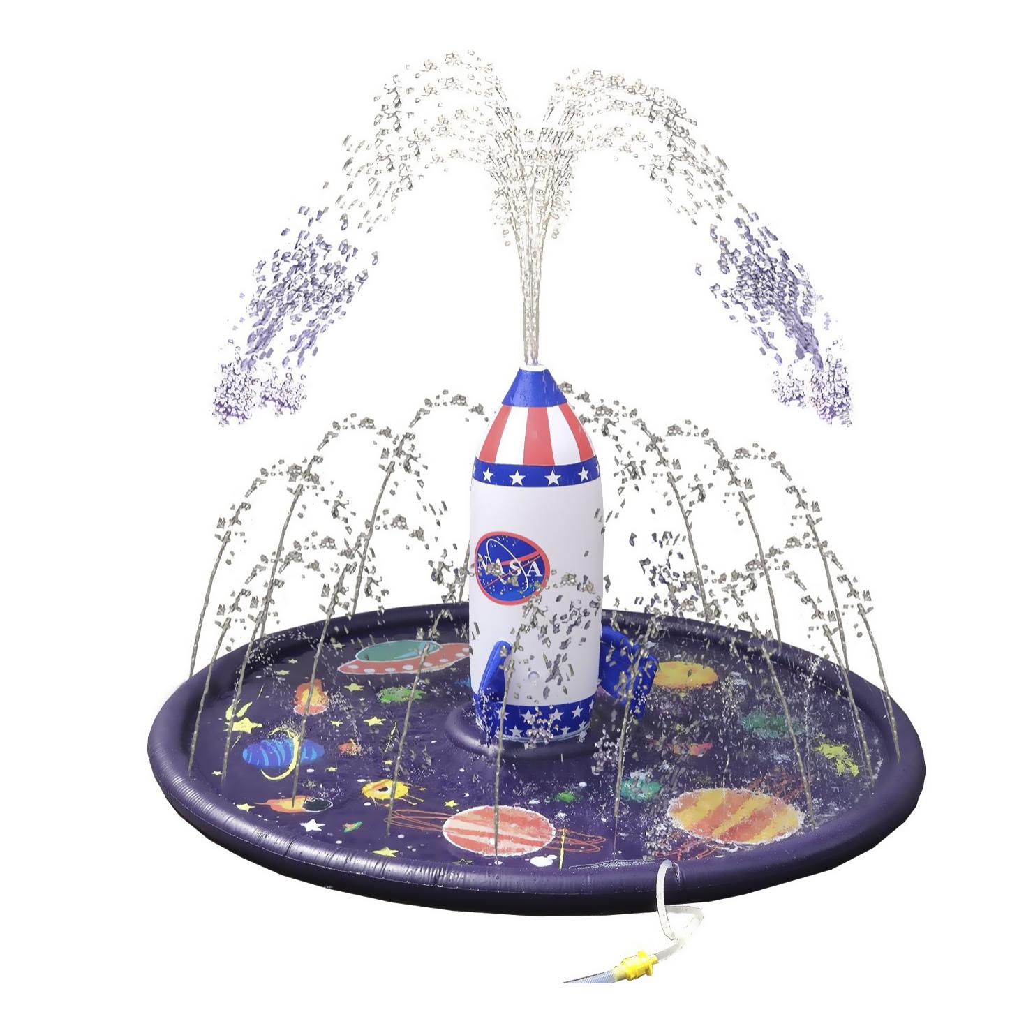 Fuente cohete hinchable Splash Pad. 170x80cm