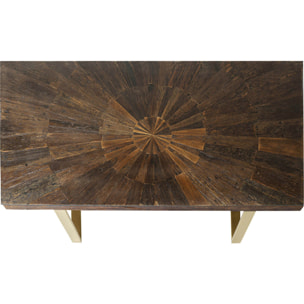 Table Conley pieds laiton Kare Design