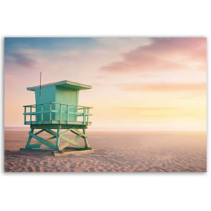 Affiche mer et plage Secours de Malibu Affiche seule