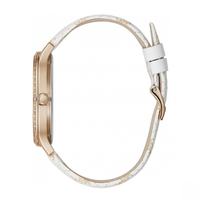 Reloj Guess W1229L3 Mujer Analogico Cuarzo con Correa de Cuero