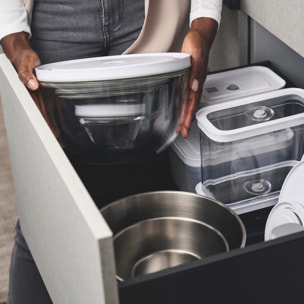 Bol sous vide L / 24 cm, Verre, Transparent