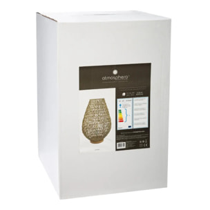 Lampe "Etel" beige H55cm