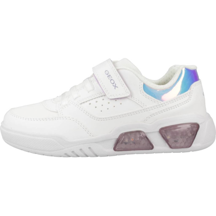 Zapatillas Niña de la marca GEOX  modelo J ILLUMINUS GIRL BLANCO