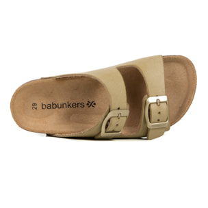 Sandalo BABUNKERS BEIGE