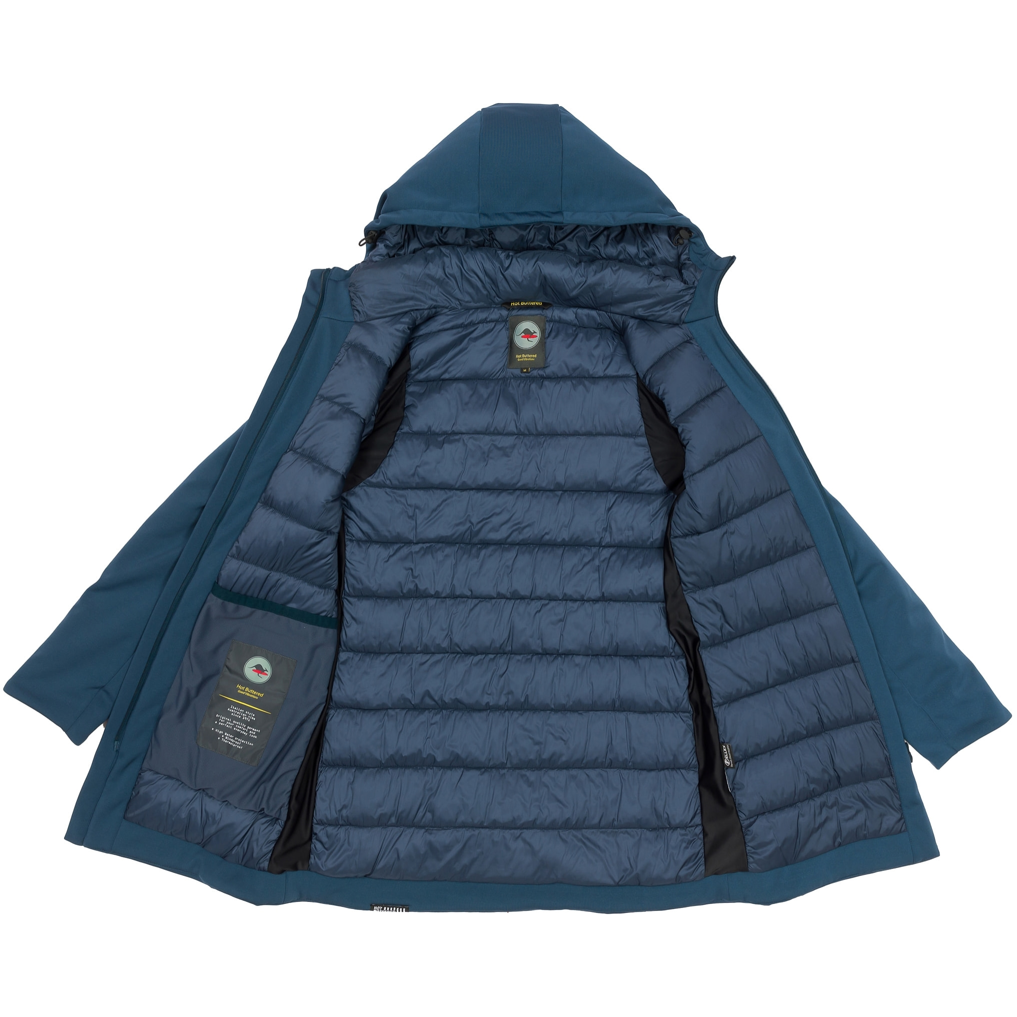 Chaqueta Hot Buttered térmica impermeable Jaqueline azul claro