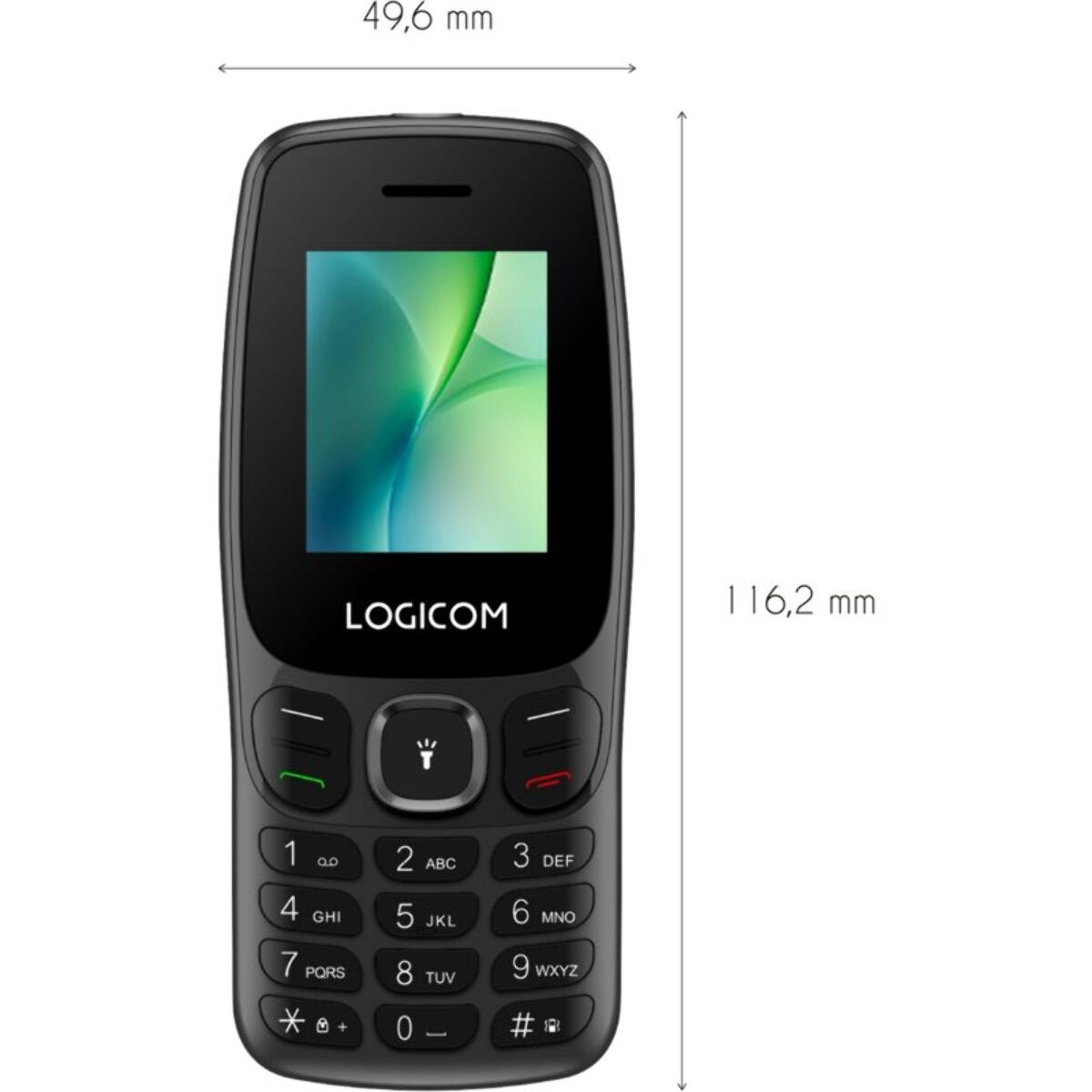 Téléphone portable LOGICOM Posh 405 Noir